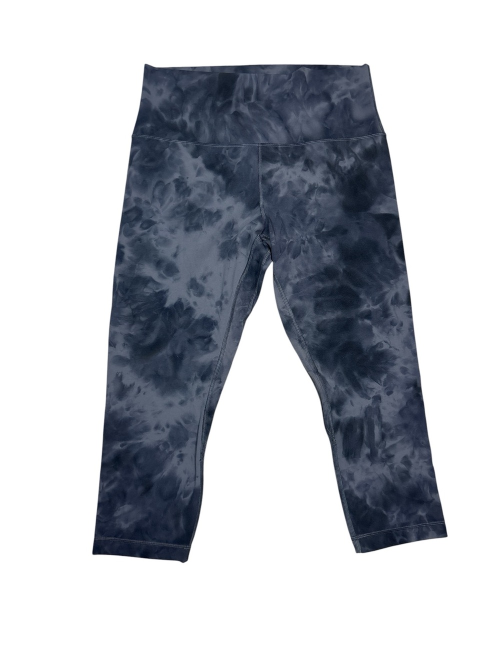Lululemon Align High Rise Crop 21” in Diamond Dye Pitch Grey Graphite Grey